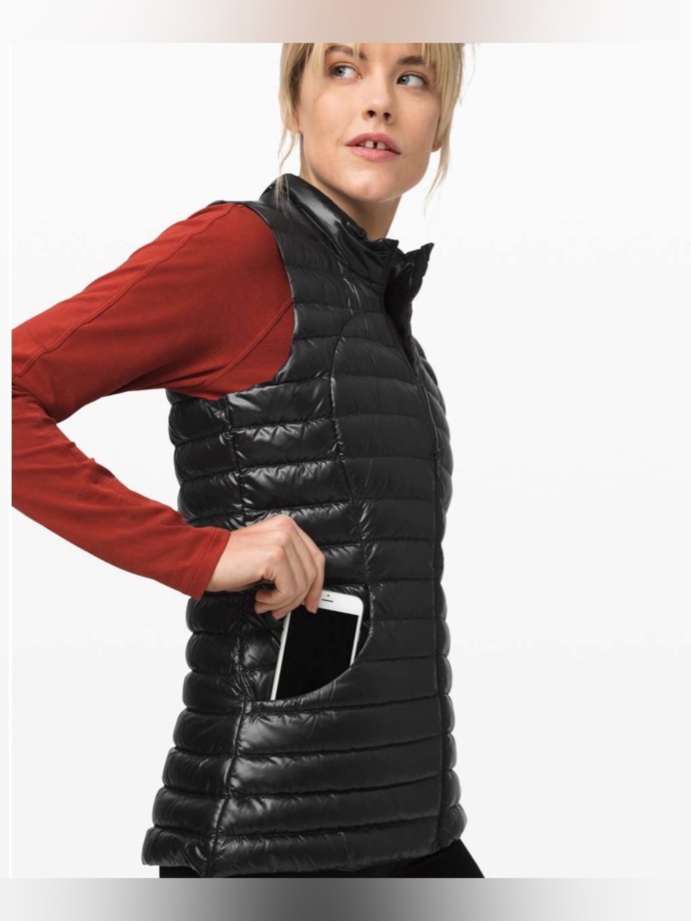 Lululemon Pack It Down Vest *Shine Size 2 $148 Retail